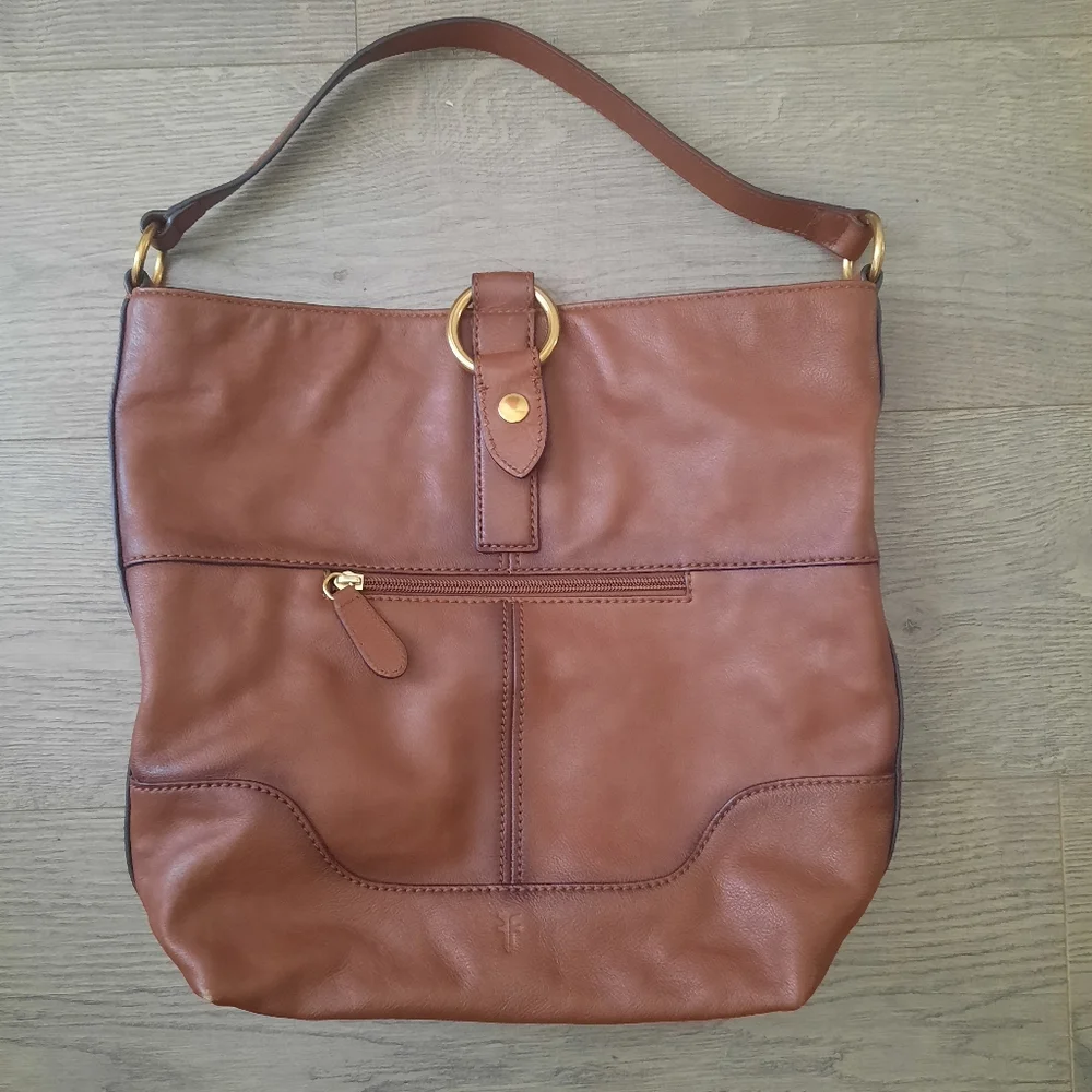Sold! Frye Leather Ring Hobo Bag - Picture 3 of 16